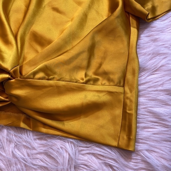 NWT DRA Los Angeles Mia Knot Top Golden Honey - Picture 11 of 14